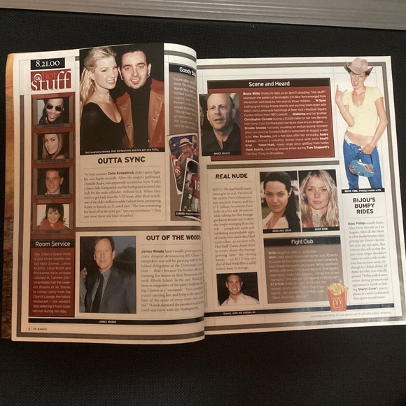 Vintage Us WEEKLY SURVIVORS! Magazine Issue 288 August 24, 2000 - Picture 7 of 14